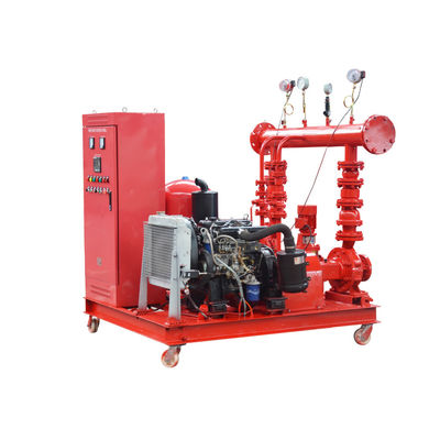 High Speed Automatic Emergency Fire Water Pump System With Long Shaft Gear Box