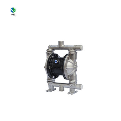 QBY Stainless Steel Pneumatic Chemical Pump: 10mm Particle Size, Safe &amp; Reliable, No Electricity