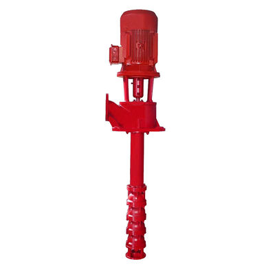 Red Vertical Turbine Jockey Pump Long Shaft Diesel Fire Fighting Pump