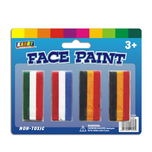 3 Color paint stick world cup paint flag paint