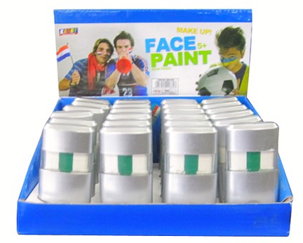 Faint type.France flag face paint.Hot-seller