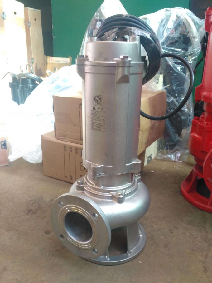 WQK SS304 sewage submersible pump Sump Pumps with grinder impeller