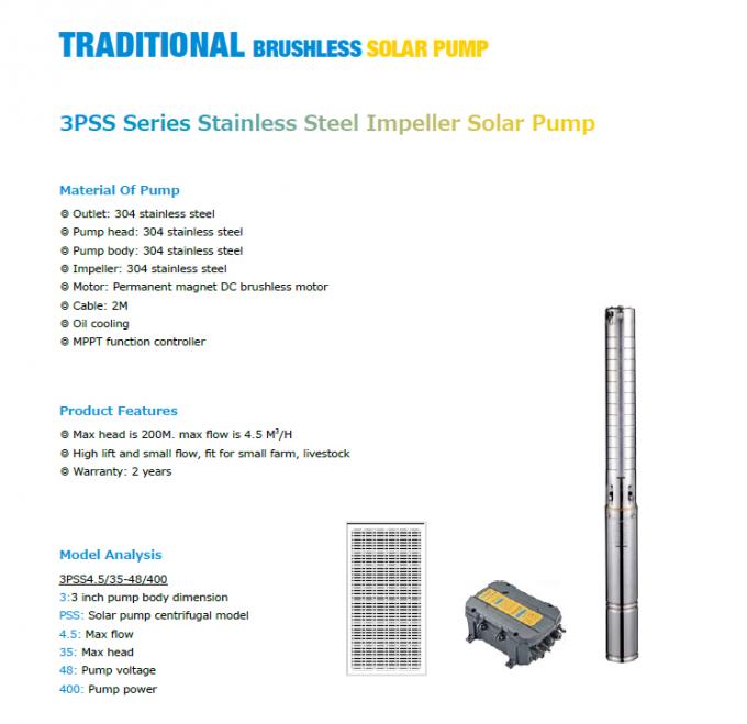 1hp dc solar panel powered 3 inch 4 inch submersible borehole well agriculture irrigation water pump