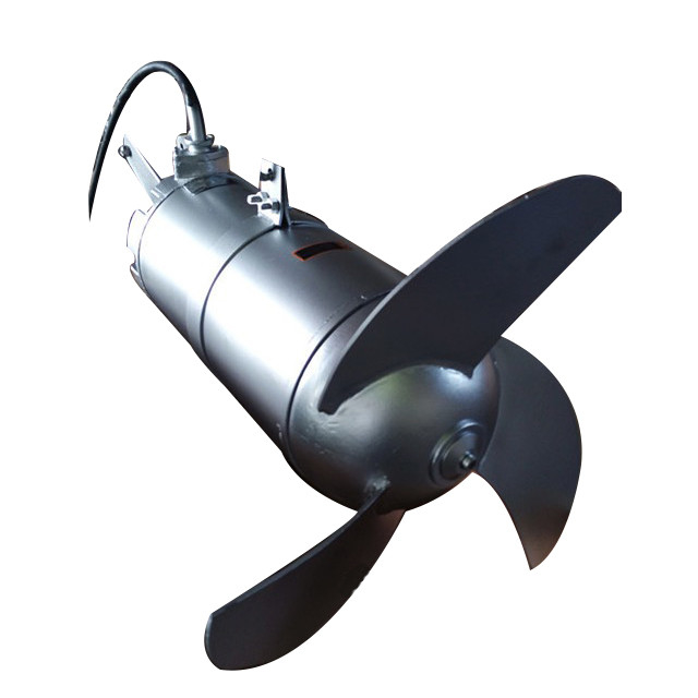 10kw submersible sewage mixer pump 304 submerged mixer submersible wastewater mixer anoxic