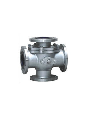 Good price Four Way Ball Valve Steel Ball Valves Trunnion Mounted Type online