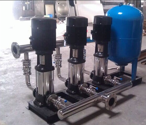 Good price Stainless Steel Manifold Water Booster Pump Set With Piplien And Pressure Tank online