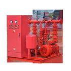 Diesel engine fire fighting water booster pump set