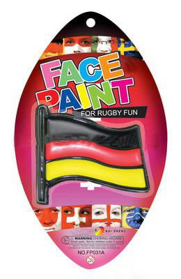 three color flag face paint to EN71-3/9