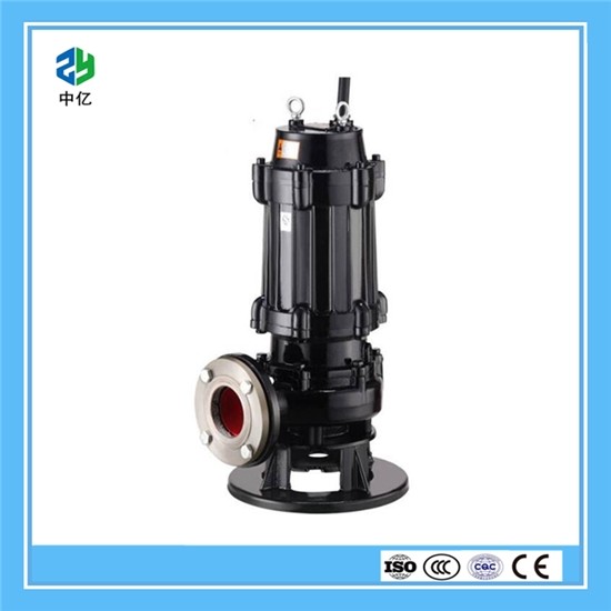 WQK SS304 sewage submersible pump Sump Pumps with grinder impeller