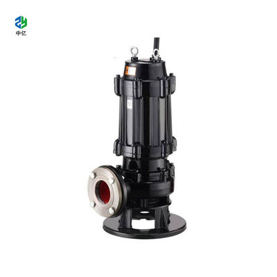 Good price WQK SS304 sewage submersible pump Sump Pumps with grinder impeller power from 0.75-350kw .color can be  blue ,black and online