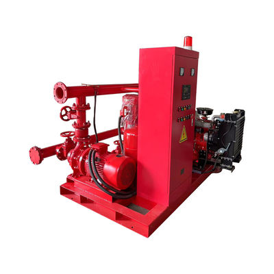 Low Noise Emergency Fire Water Pump System With High Speed And High Pressure