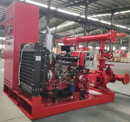 Diesel Engine Centrifugal Fire Pump With Low Noise Level And Electric Power Supply