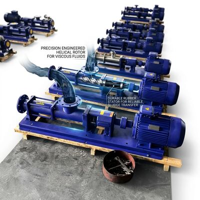 Good price G50-1 Heavy Duty Single Screw Pump Paper Pulp Mining Slurry Transfer 22kW Cast Iron online